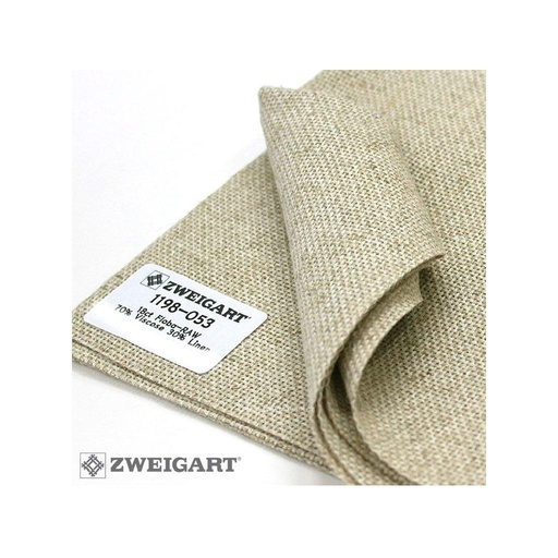 [1198-140#53] Zweigart Floba Zählstoff,  largeur 140 cm, 6,8 pts/cm, coloris 53