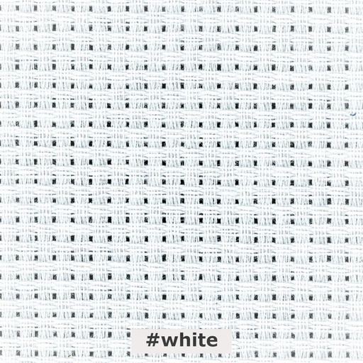 [3611-170#1] Zweigart Herta Zählstoff, 170cm breed, 2,45 st/cm, kleur 1