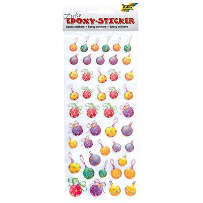 [FOL16204] Stickers Epoxy, Noël - Set 4