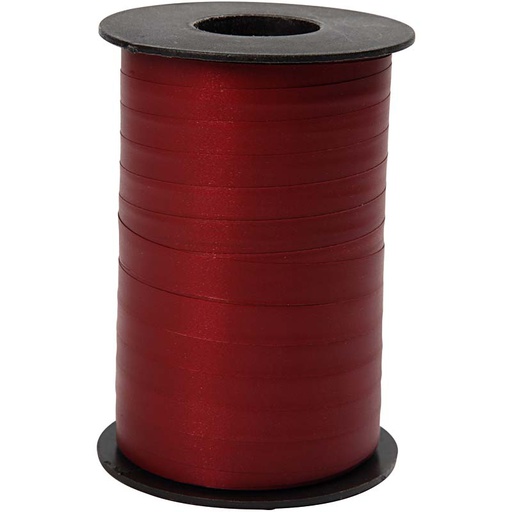 [CR20029] Ruban cadeau, L: 10 mm, mate, rouge foncé, 250 m/ 1 rouleau