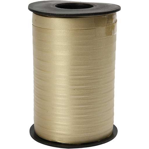 [CR20034] Ruban cadeau, L : 10 mm, mate, or, 250 m/ 1 rouleau