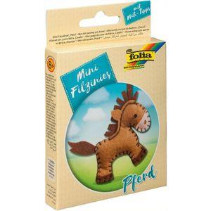 [FOL529#05] Vilt-naai-set HORSE