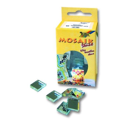 [FOL5419] Mozaïek-glas tegels 200g, 15x15mm, 100 stuks, spiegel