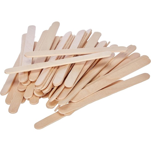[FOL2291] Houten stokjes, 114x10x2mm, 500 stuks, naturel