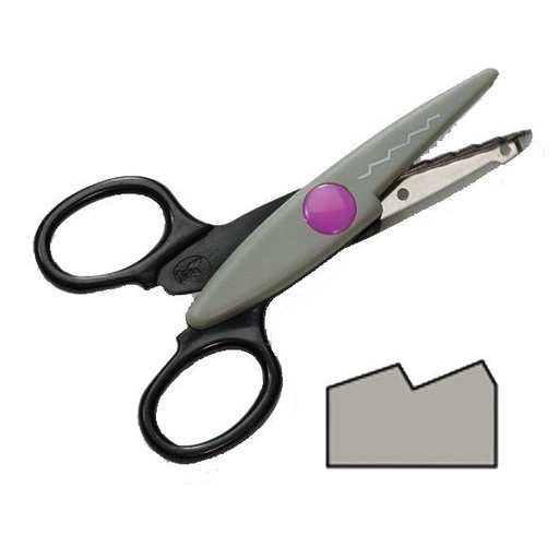 [FOL796] Contourschaar - ZIGZAG-CUT