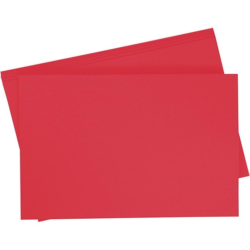[0656#211] Plakkaatkarton 380g/m², 48x68cm, 1 vel, heet rood