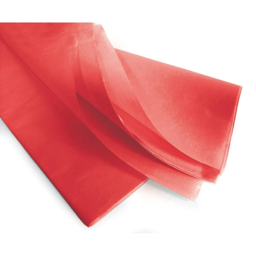 [FOL900#20] Papier de soie 20g/m², 50x70cm, 26 flles, rouge