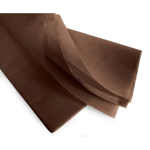 [FOL900#70] Papier de soie 20g/m², 50x70cm, 26 flles, brun