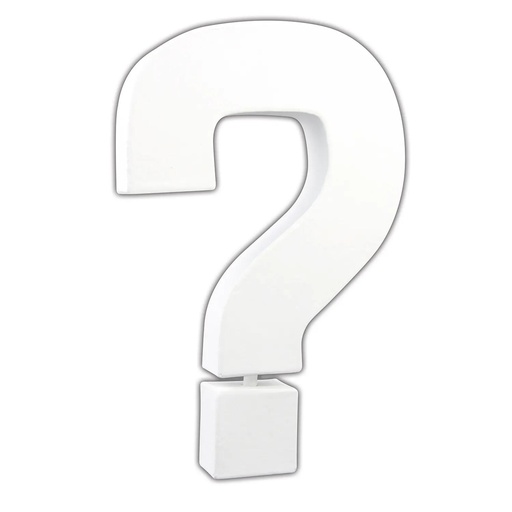 [DE-ABC#727] Décopatch lettre "?" 20,5 cm