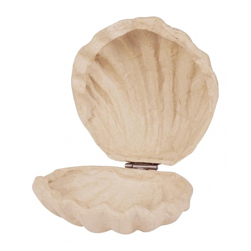 [DE-BT#078] Décopatch Boîte coquillage (12x12x5cm)