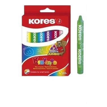 [KO33141] Waskrijt Kores, extra soft, 12 stuks - kleurassortiment