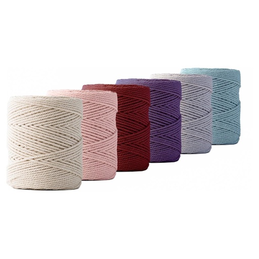 [316010] Katoengaren 1mm, 10x50gr - Kleurassortiment (vriendschapsbandjes)