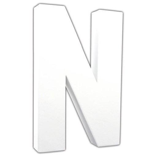 [DE-ABC#713] Décopatch lettre "N", 20,5cm