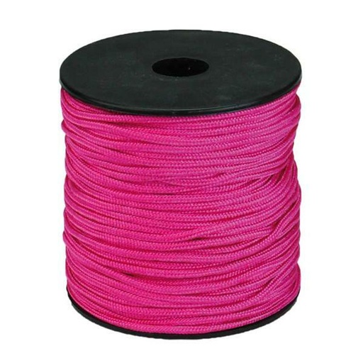 [P17505#359] Paracord 2mm, rose, 50m