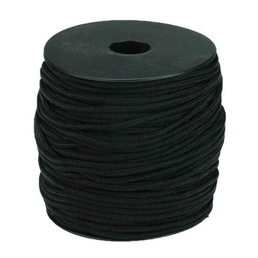 [P17505#008] Paracord 2mm, noir 50m