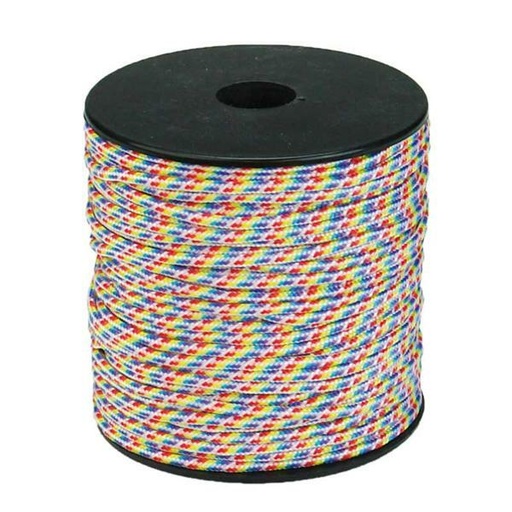 [P17505#320] Paracord 2mm, rainbow, 50m