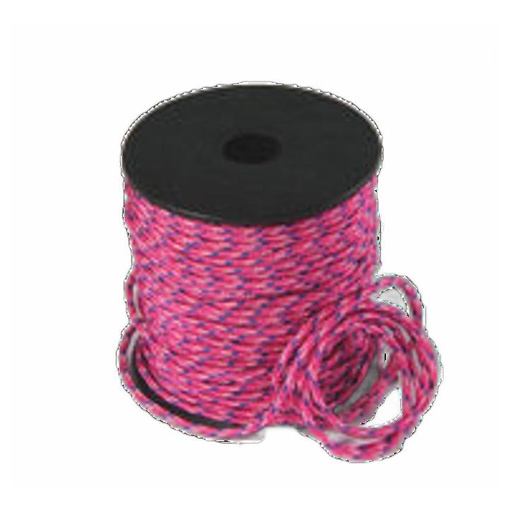 [P17505#328] Paracord 2mm, rose/bleu, 50m