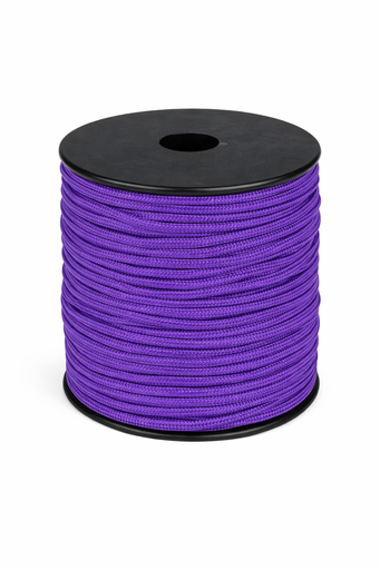 [P17505#358] Paracord 2mm, Paars, 50M