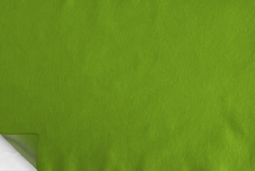 [2830#132] Zelfklevend Hobbyvilt (40% wol), 90cm breed, 1.5mm dik, 125gr/m, Middengroen