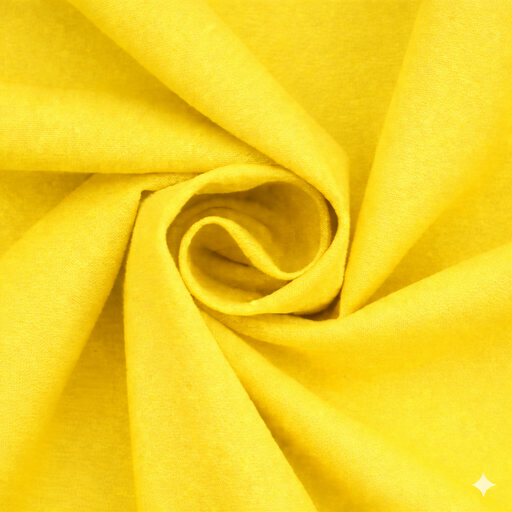 [BEL145#232] Toile de Coton 150cm largeur 150gr/m², Jaune Citron