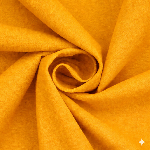 [BEL145#292] Toile de Coton 150cm largeur 150gr/m², Jaune Foncé