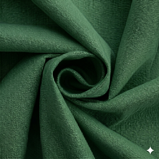 [BEL145#222] Toile de Coton 150cm largeur 150gr/m², Vert Sapin