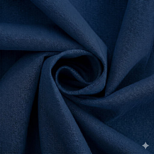 [BEL145#227] Toile de Coton 150cm largeur 150gr/m², Marine