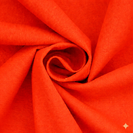 [BEL145#212] Toile de Coton 150cm largeur 150gr/m², Vermillon