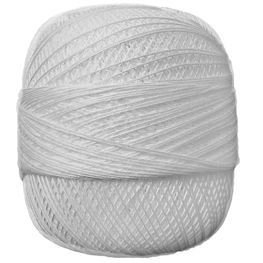 [8953#01] Coton Mercerisé n°12 100gr, Blanc