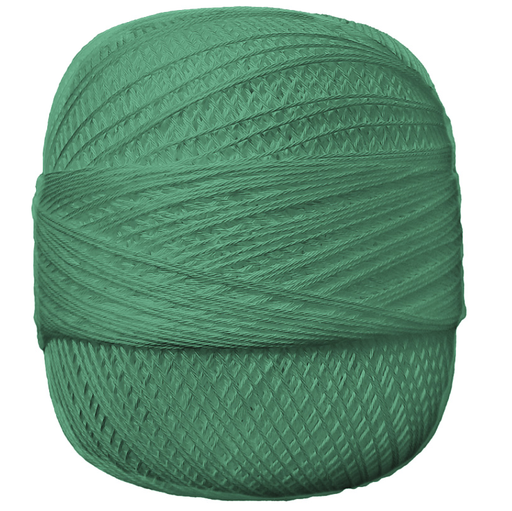 [8953#31] Glanskatoen n°12 - 100 gr, Groen