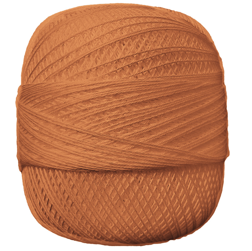 [8953#16] Glanskatoen n°12 - 100 gr, Oranje