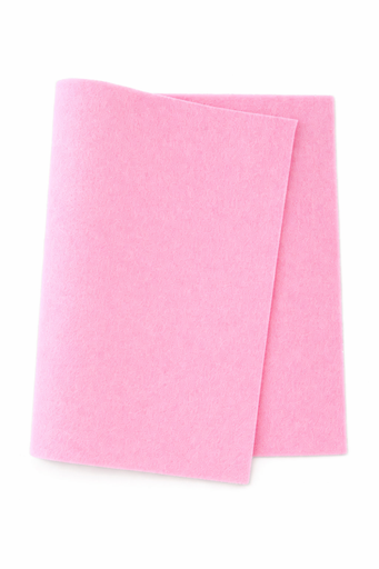 [2833#101] Feutre de bricolage (40% laine), plaquette 20cm x 30cm, épaisseur 1,5mm, Rosé