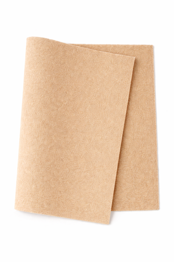 [2833#107] Hobbyvilt (40% wol), viltlapje 20cm x 30cm, 1,5mm dik, Beige