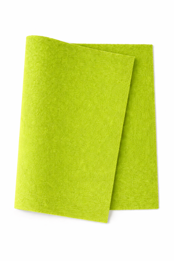 [2833#131] Hobbyvilt (40% wol), viltlapje 20cm x 30cm, 1,5mm dik, Heldergroen