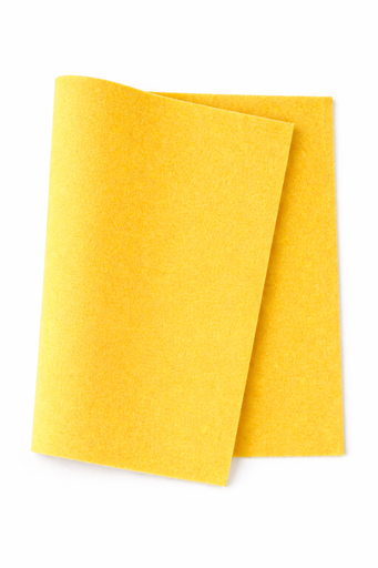 [2833#121] Feutre de bricolage (40% laine), plaquette 20cm x 30cm, épaisseur 1,5mm, Jaune