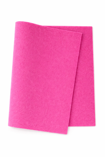 [2833#103] Feutre de bricolage (40% laine), plaquette 20cm x 30cm, épaisseur 1,5mm, Cyclamen