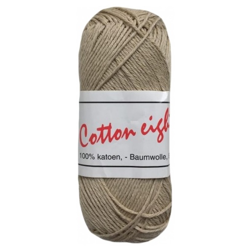 [DU#372] Coton à Tricoter Cotton 8 (100% coton) 50gr, Taupe Clair