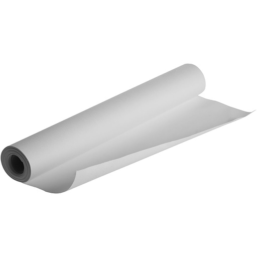 [CR22383] Toile en rouleau, L: 50 cm, 380 gr, blanc, 5 m/ 1 rouleau