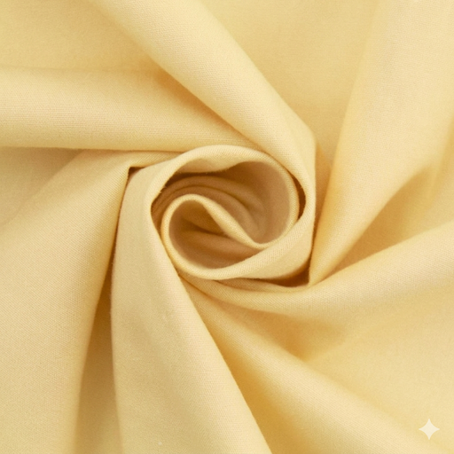 [BEL145#991] Toile de Coton 150cm largeur 150gr/m², Jaune clair