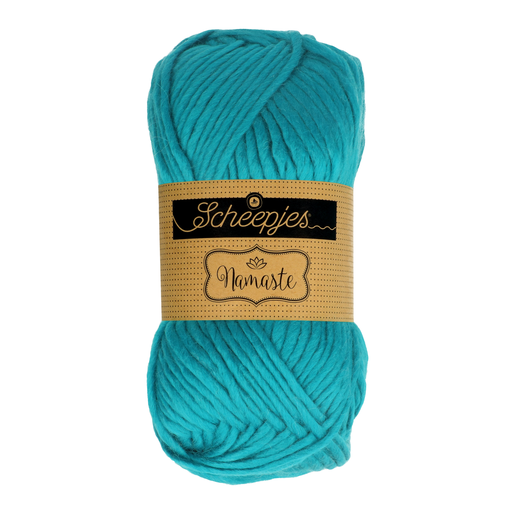 [NAM500#606] Scheepjeswol "Namaste", 5x100g, 50% scheerwol/50% acryl, naald 8.0, kleur 606 Dolphin