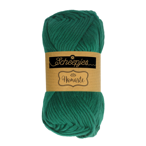 [NAM500#609] Scheepjeswol "Namaste", 5x100g, 50% scheerwol/50% acryl, naald 8.0, kleur 609 Peacock