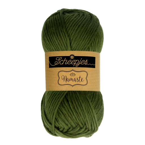 [NAM500#611] Scheepjeswol "Namaste", 5x100g, 50% scheerwol/50% acryl, naald 8.0, kleur 611 Plow