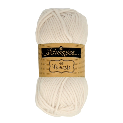 [NAM500#615] Scheepjeswol "Namaste", 5x100g, 50% scheerwol/50% acryl, naald 8.0, kleur 615 Half Moon