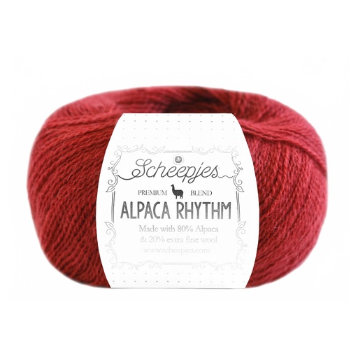 [ALP250#663] Laine Scheepjes Alpaca Rhythm, 10x25gr, 80% Alpaca/20% Laine,  coloris "Tango"