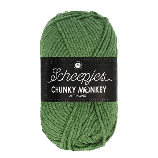 [CHU500#1824] Scheepjeswol "Chunky Monkey", 5x100g, 100% Acryl, naald 5.0, kleur 1824 Pickle