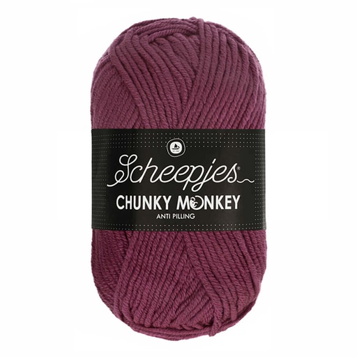 [CHU500#1828] Scheepjes Chunky Monkey 5x100g - 1828 Grape
