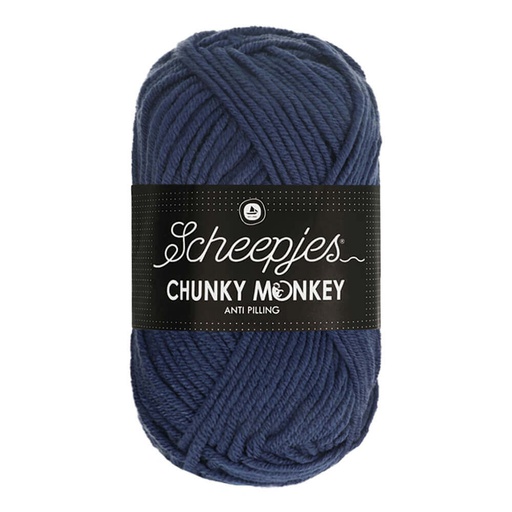 [CHU500#2005] Scheepjeswol "Chunky Monkey", 5x100g, 100% Acryl, naald 5.0, kleur 2005 Navy