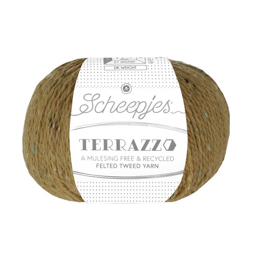 [TER250#704] Scheepjeswol "Terrazzo", 50g, 70% wol/30% viscose/gerecycleerd, naald 4.0, kleur 704 Acero
