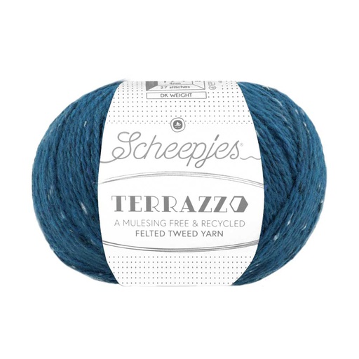 [TER250#734] Scheepjeswol "Terrazzo", 5x50g, 70% wol/30% viscose/gerecycleerd, naald 4.0, kleur 734 Opale