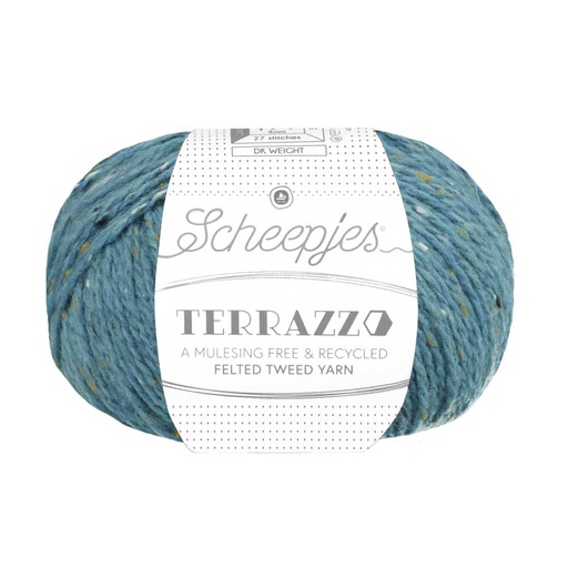 [TER250#735] Scheepjeswol "Terrazzo", 5x50g, 70% wol/30% viscose/gerecycleerd, naald 4.0, kleur 735 Fontana